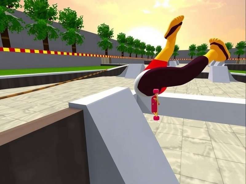 Ginger Skateboarding Pro Game Screenshot